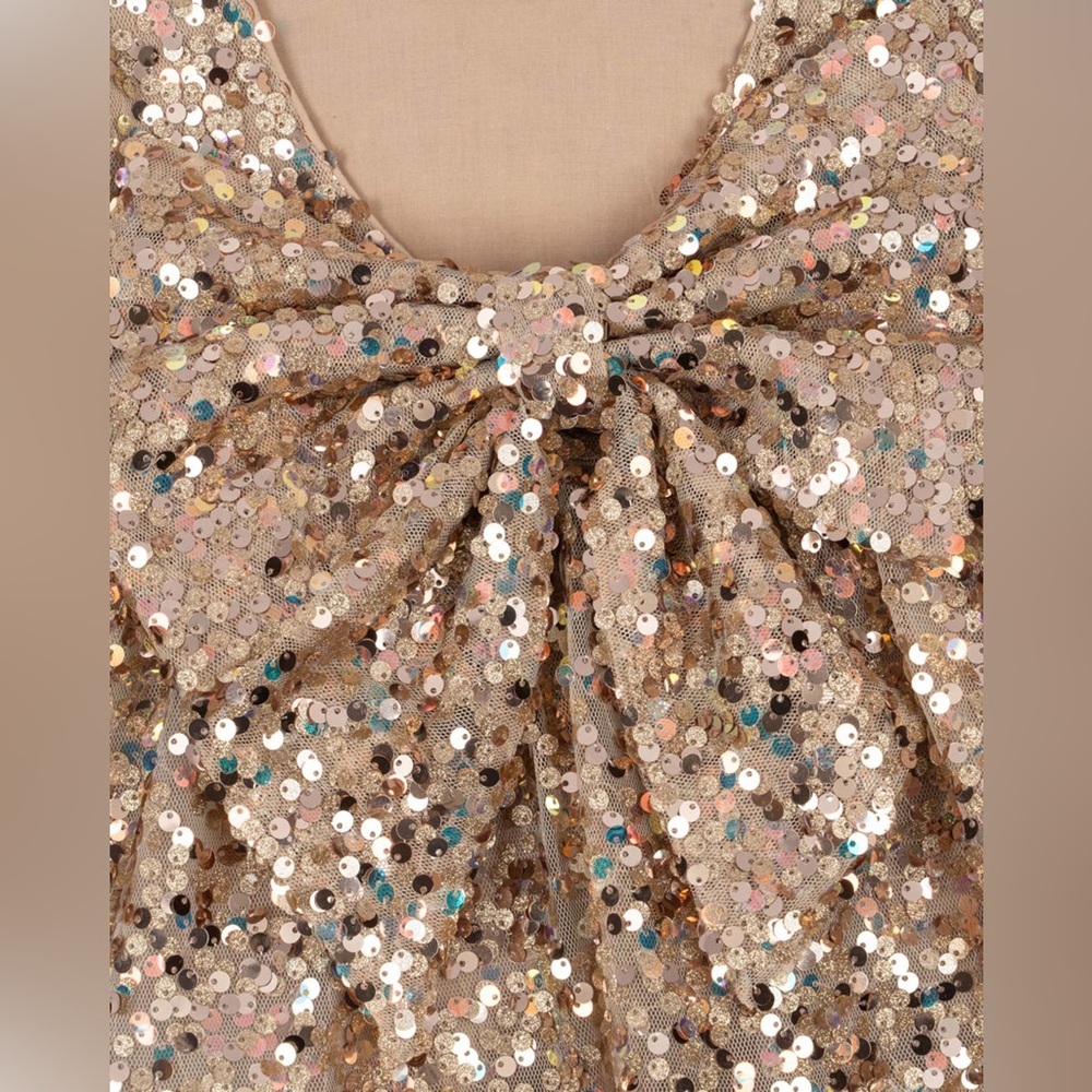 Konges Slojd Sequin Bow Dress 2Yr - Picture 3 of 6